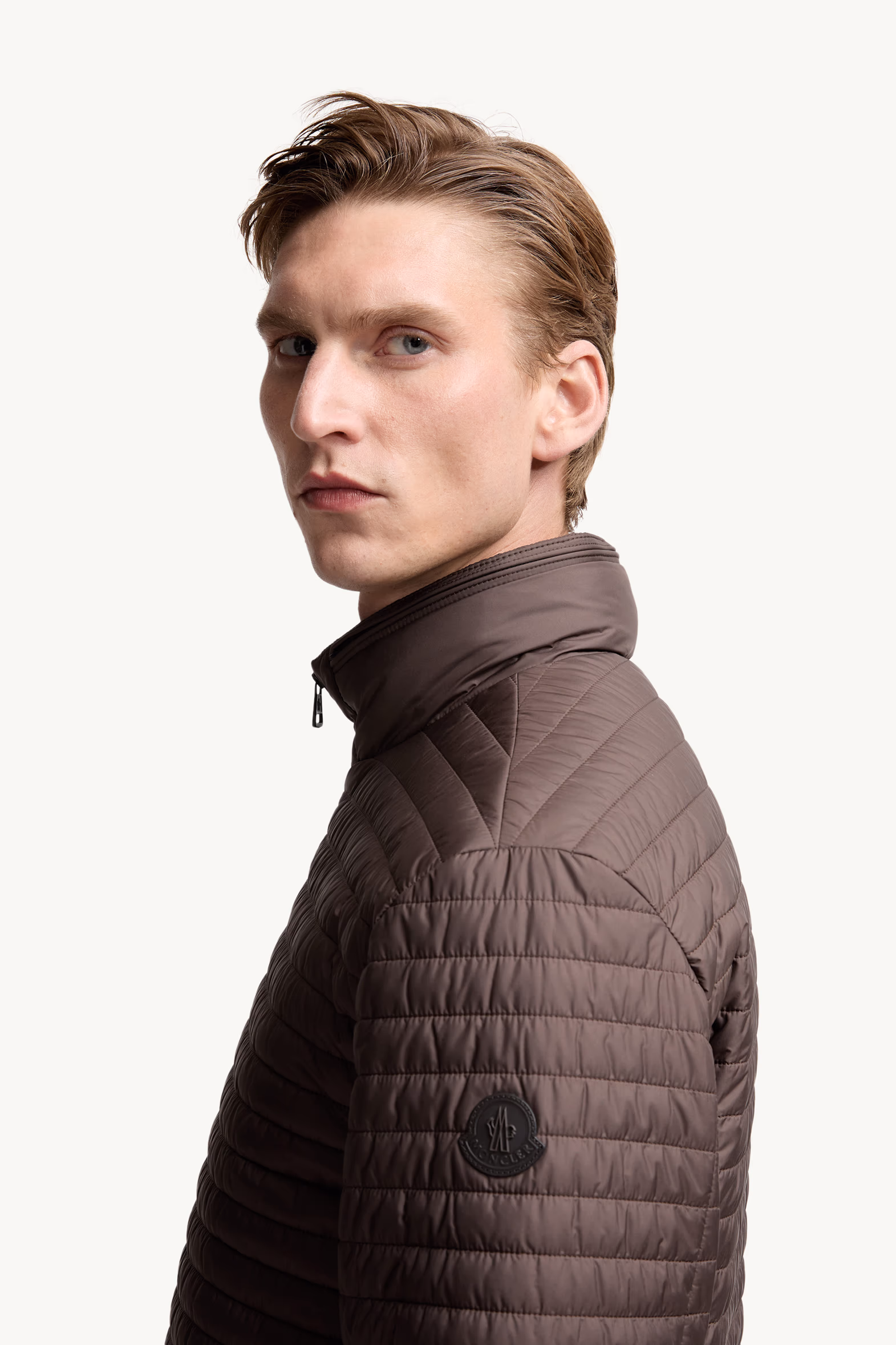 Plumífero corto Myrrhe Hombre Marrón Moncler 4